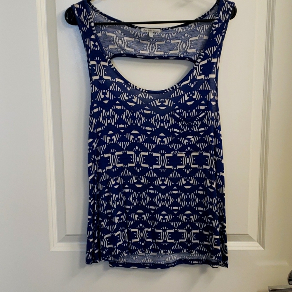 Navy tank top